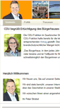 Mobile Screenshot of cdu-fraktion-sb.de