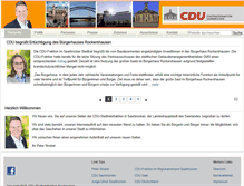 Tablet Screenshot of cdu-fraktion-sb.de